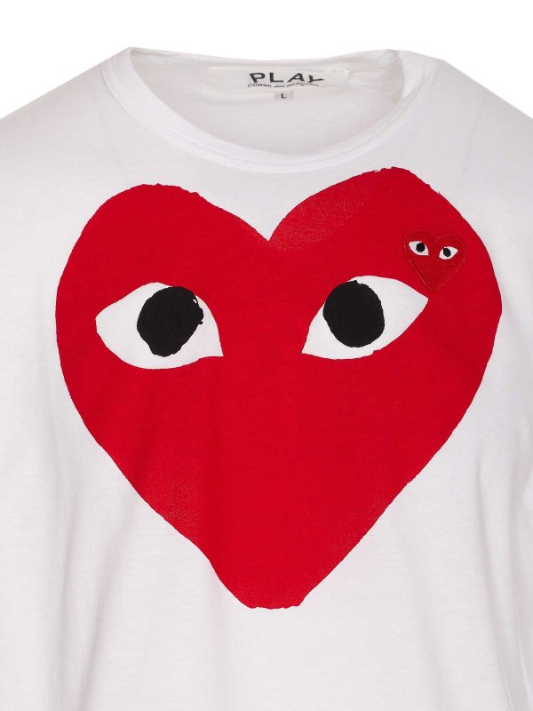 Camiseta - Blanco Replica 
online: Comme des Garçons Play