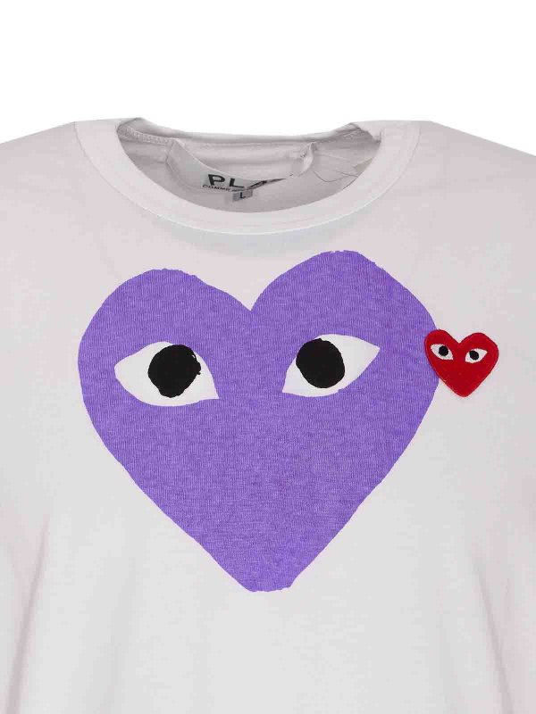 T-Shirt - Lila shop online: Comme des Garçons Play