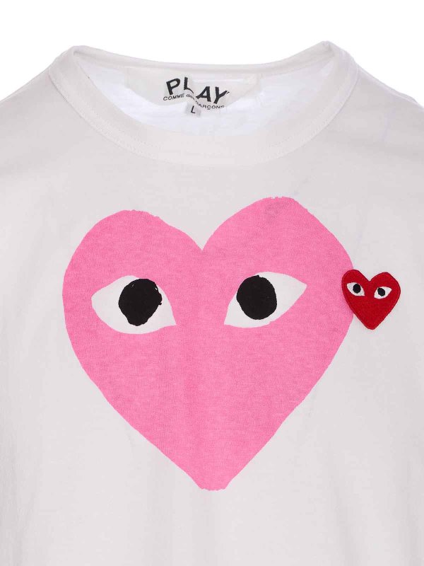Camiseta - Color Carne Y Neutral shop online: Comme des Garçons Play