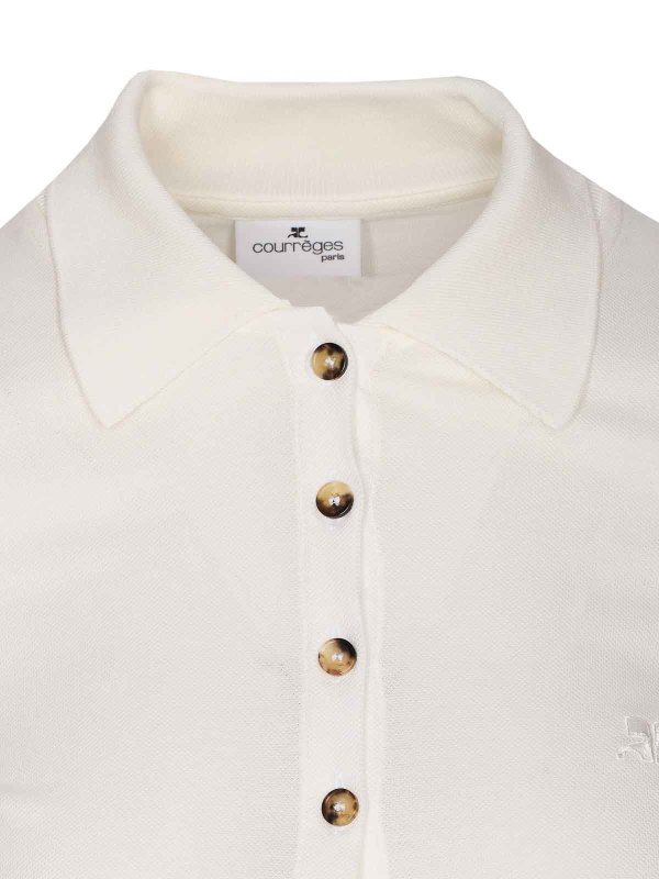 Poloshirt - Weiß shop online: Courreges