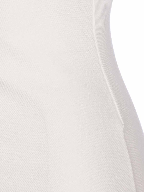 The Best Shops Courreges: Vestidos media pierna - Vestido Midi - Blanco