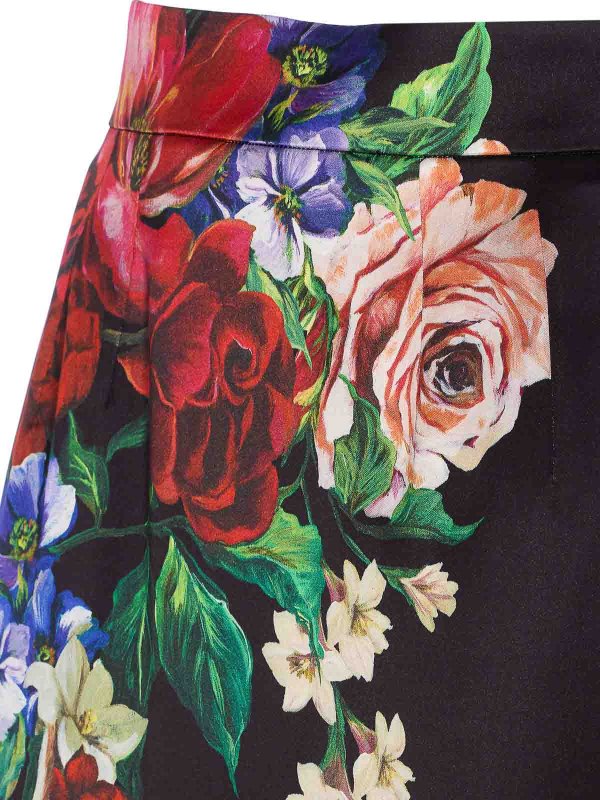 The Best Shops DOLCE & GABBANA: Faldas media pierna y semilargas - Falda Semilarga - Negro