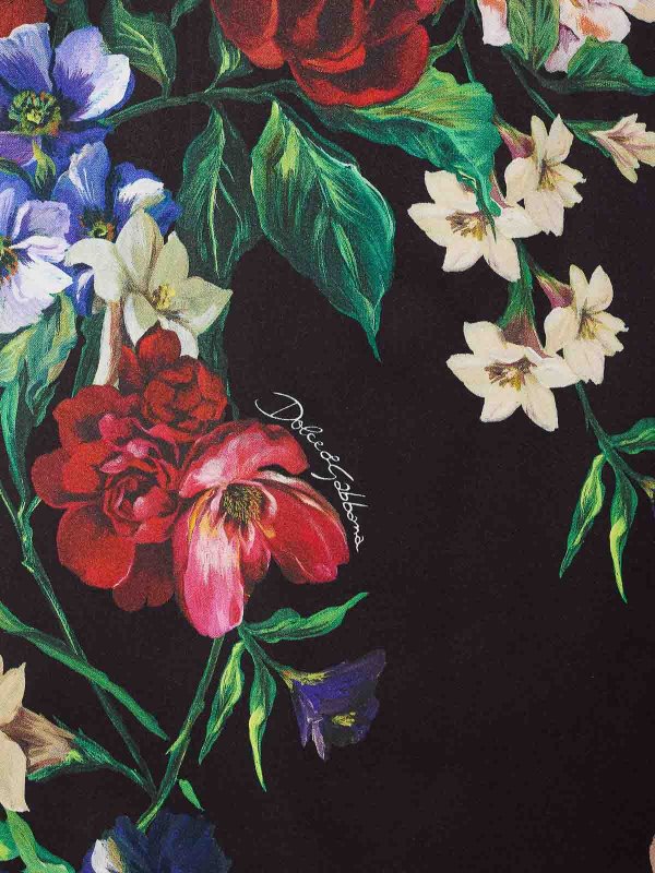 Falda Semilarga - Negro shop online: DOLCE & GABBANA