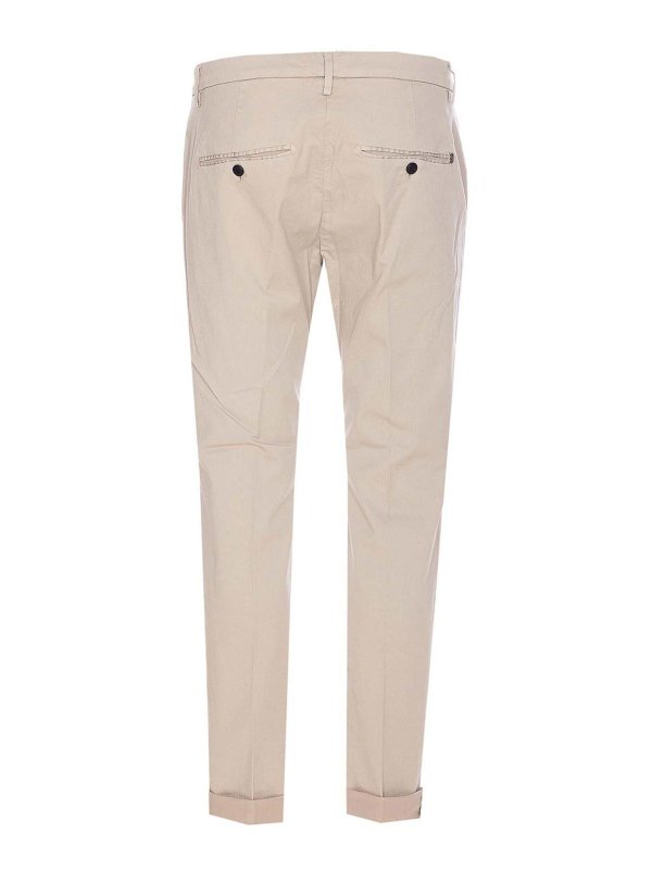 DONDUP: casual trousers online - Beige Gaubert Pants