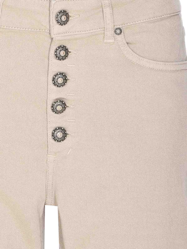 カジュアルパンツ - ベージュ shop online: DONDUP