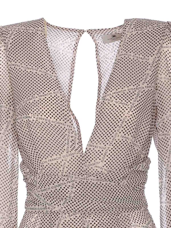 Vestido Midi - Blanco shop online: ELISABETTA FRANCHI