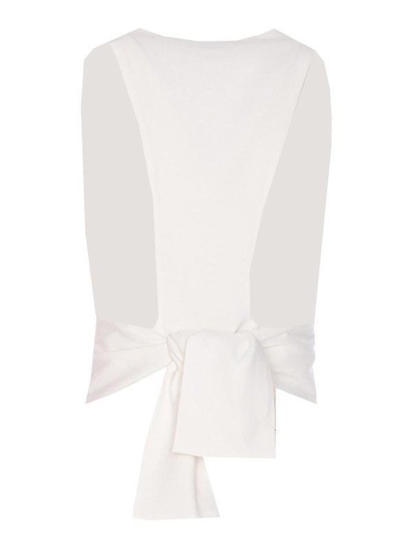 ELISABETTA FRANCHI: Gilets tricot online - Gilet - Blanc