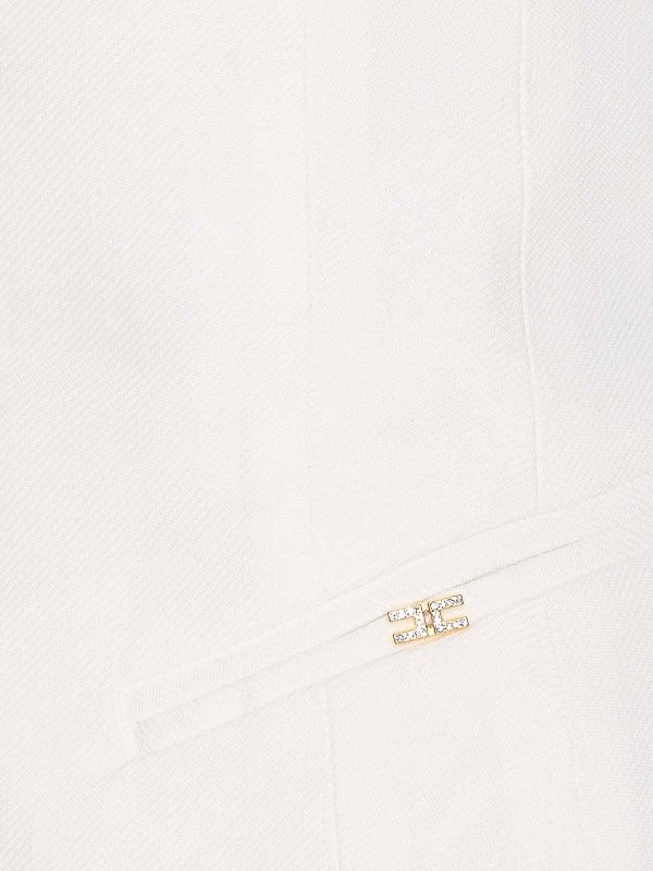 The Best Shops ELISABETTA FRANCHI: Gilets tricot - Gilet - Blanc