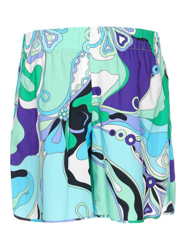 EMILIO PUCCI: Trousers Shorts online - Orchidee Print Shorts