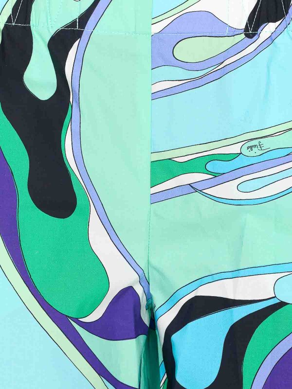 Orchidee Print Shorts shop online: EMILIO PUCCI