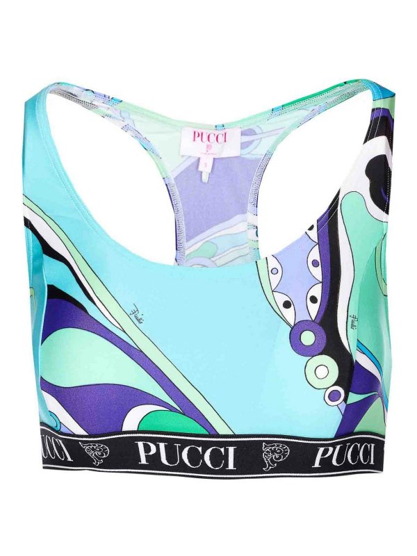 EMILIO PUCCI: Tops & Tank tops - Printed Top