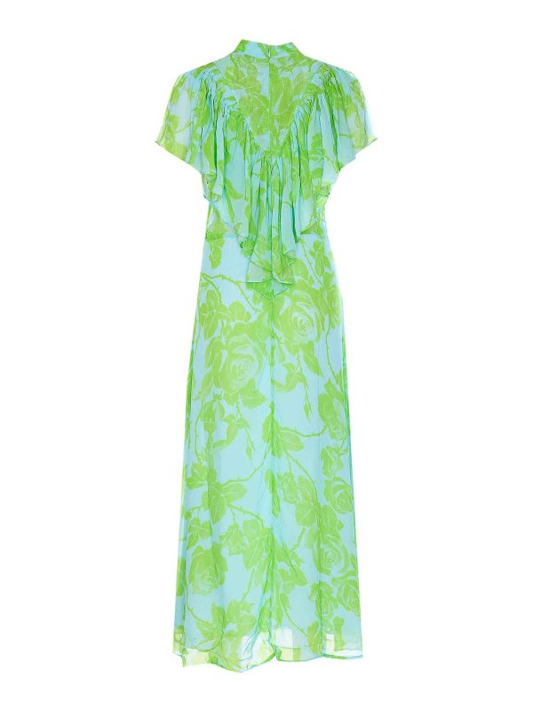 Essentiel Antwerp Multicolor Honolulu Ruffle Midi Dress|HONOLULUH2CT