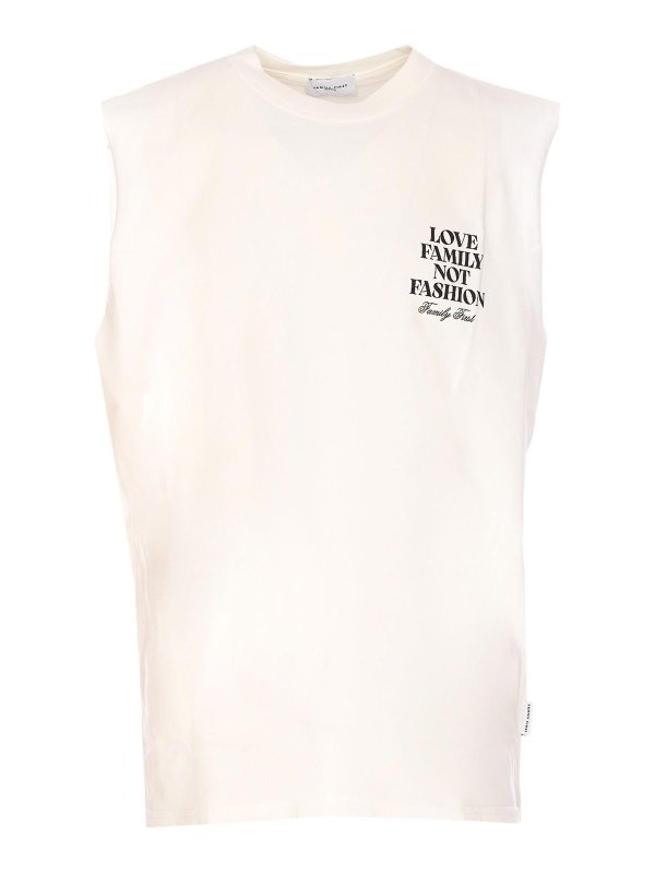 FAMILY FIRST: Tops & Débardeurs - Top - Blanc