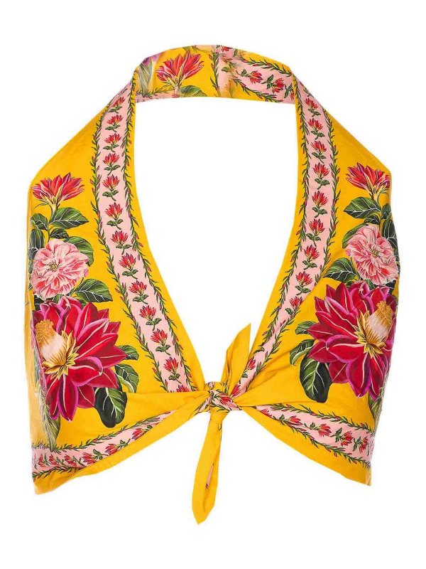 FARM RIO: Tops & Débardeurs - Top - Jaune