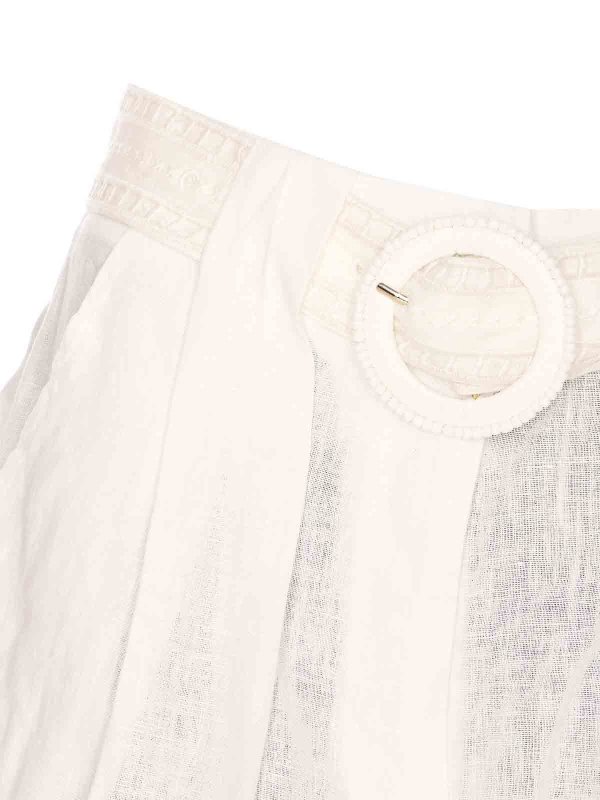 ショートパンツ - 白 shop online: FARM RIO