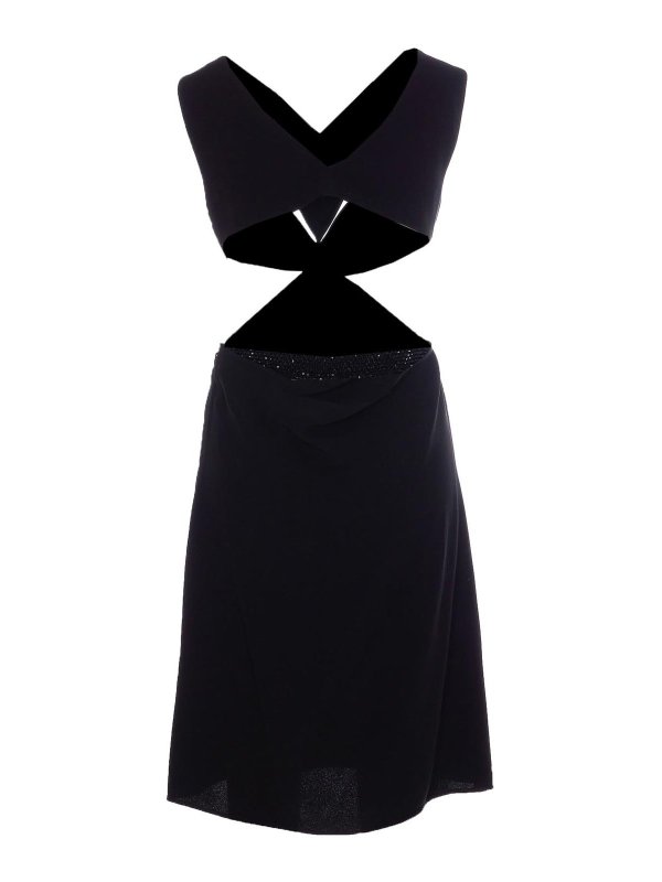 GIVENCHY: knee length dresses online - Black Archive Dress