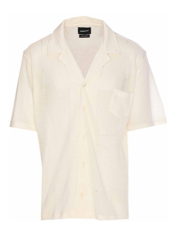 HOWLIN: shirts - White Bass Shirt