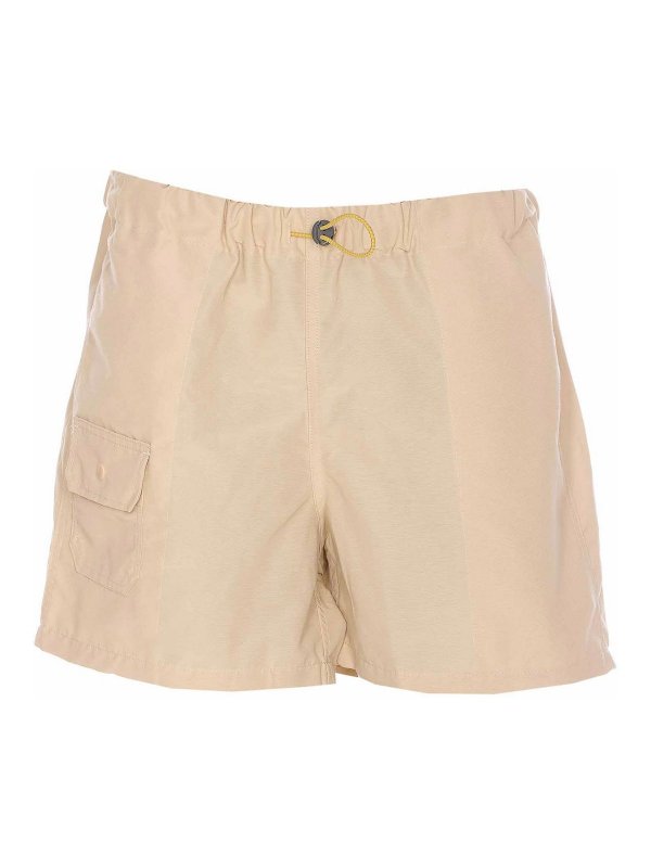 HOWLIN: Trousers Shorts - Dondup Beige Doppler Shorts