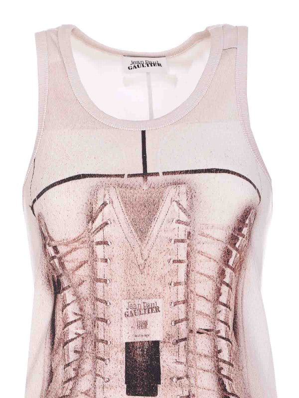 JEAN PAUL GAULTIER buy online トップ/タンクトップ - ヌードカラー