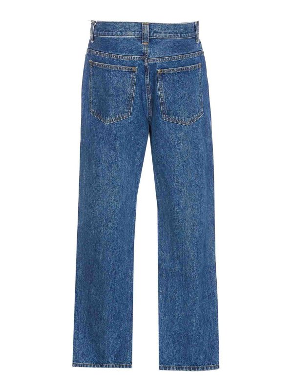 KHAITE: Jeans évasés online - Jean Bootcut - Bleu