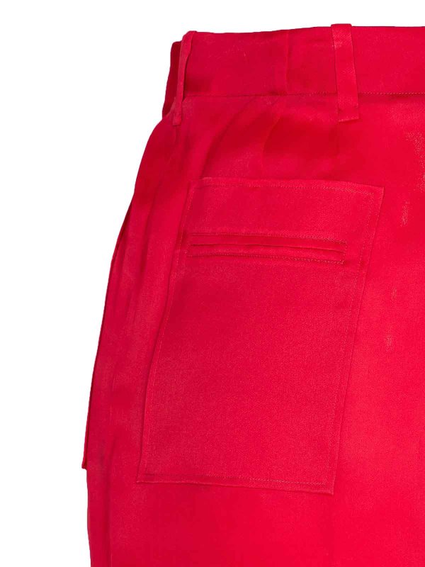 The Best Shops KHAITE: Faldas media pierna y semilargas - Falda Semilarga - Rojo