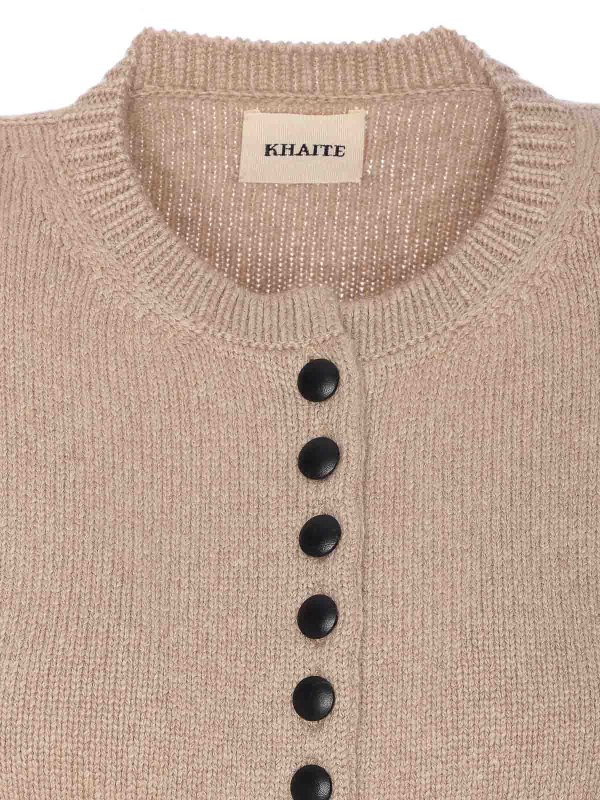 Beige Josette Cardigan shop online: KHAITE