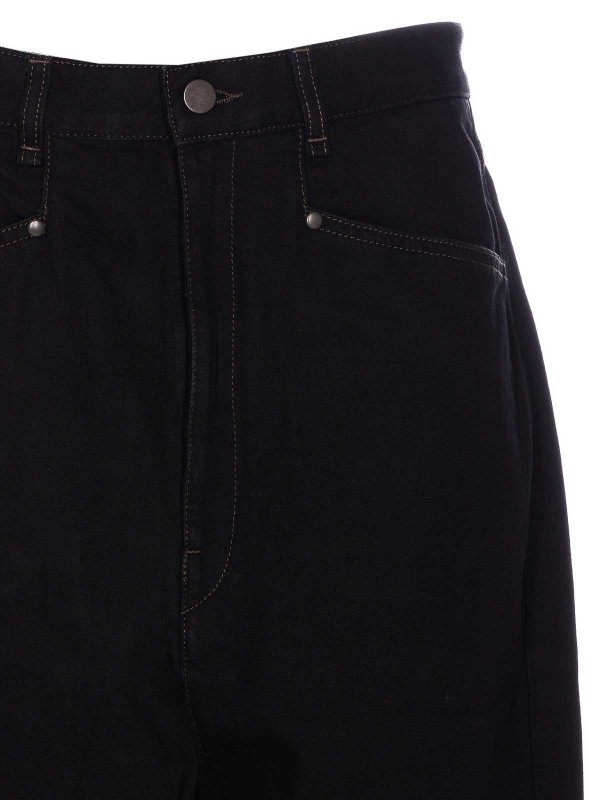 ブーツカットジーンズ - 黒 shop online: LEMAIRE