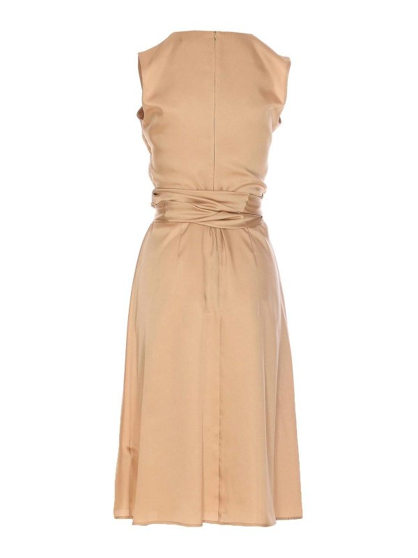 Liu Jo: ニーレングスドレス online - 膝丈ドレス - ベージュ