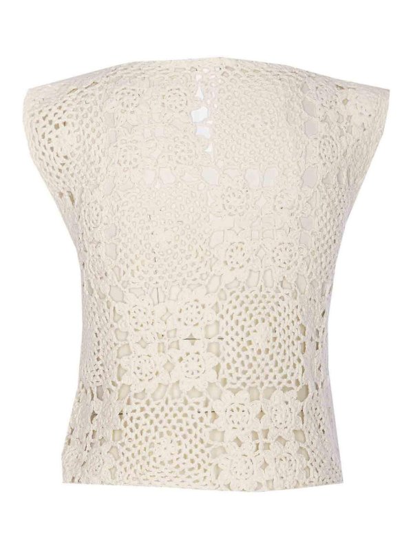 Liu Jo: Tops & Tank tops online - White Knitted Top