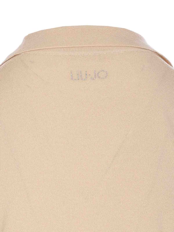 The Best Shops Liu Jo: Pull col rond - Pull Col Rond - Beige