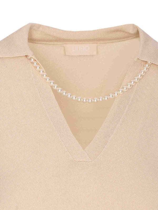 Pull Col Rond - Beige shop online: Liu Jo