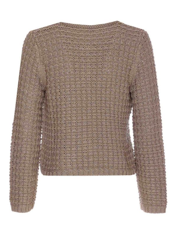 Liu Jo: casual jackets online - Knitted Lurex Jacket