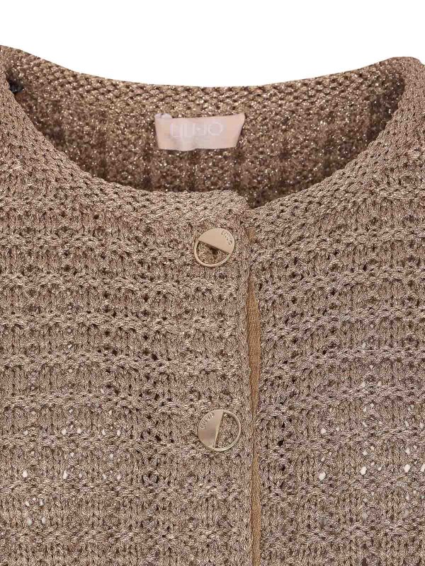 Knitted Lurex Jacket shop online: Liu Jo
