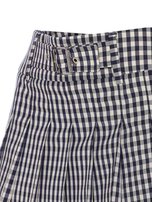 The Best Shops Liu Jo: Knee length skirts & Midi - Check Motif Mini Skirt