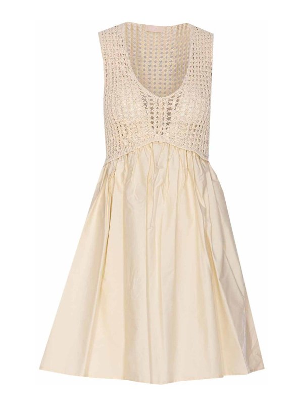 Liu Jo: ショートドレス - ショートドレス - ベージュ