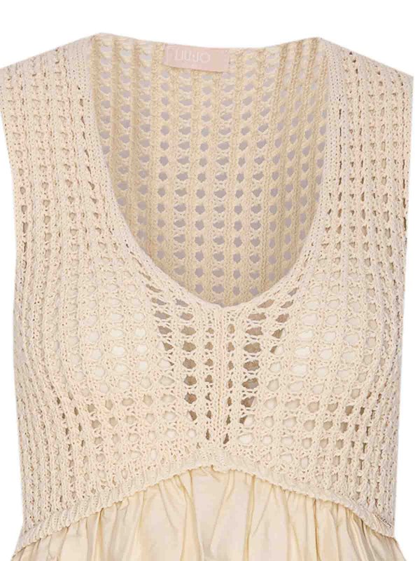 ショートドレス - ベージュ shop online: Liu Jo