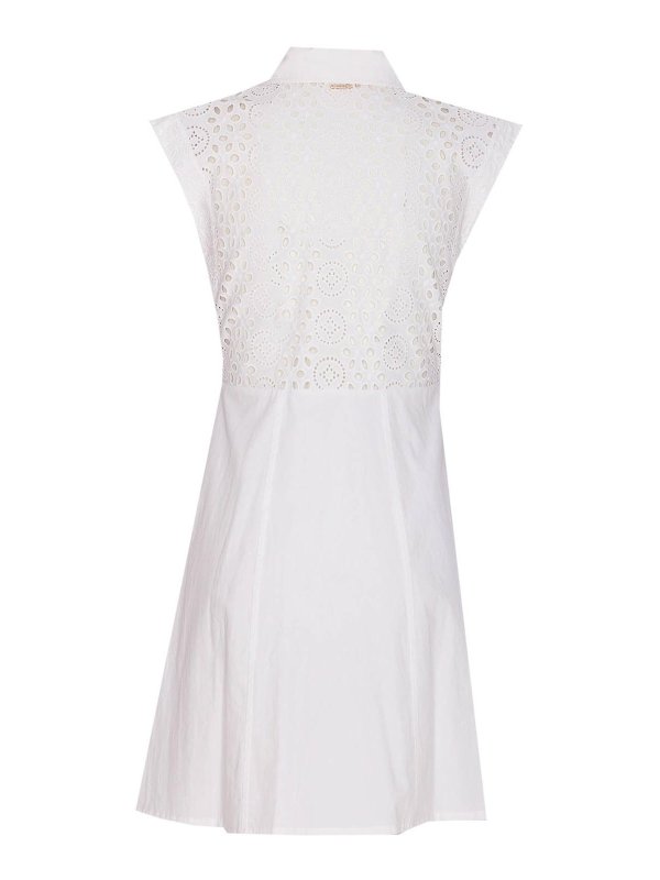 Liu Jo: Knielange Kleider online - Knielanges Kleid - Weiß