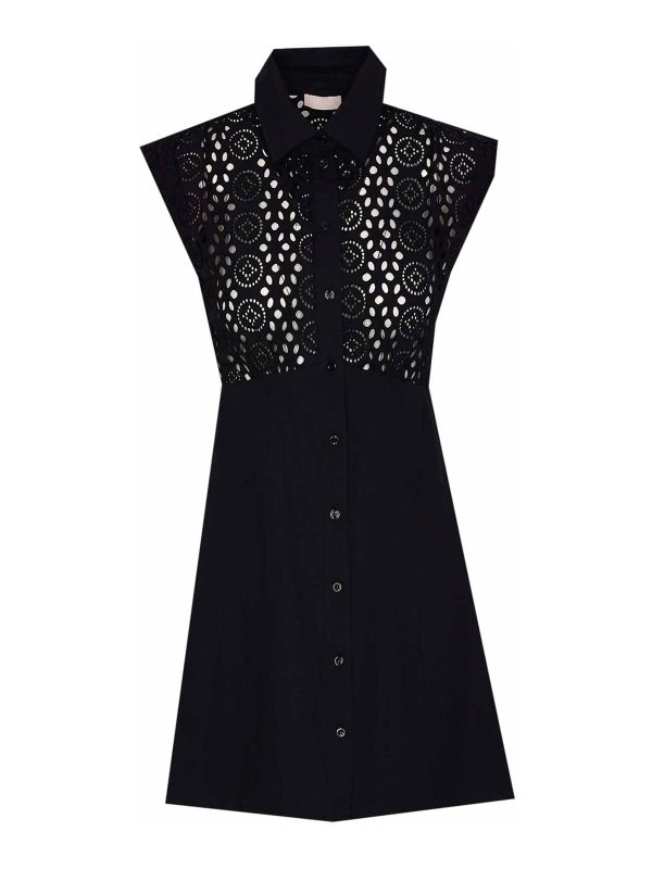 Liu Jo: ショートドレス - ショートドレス - 黒