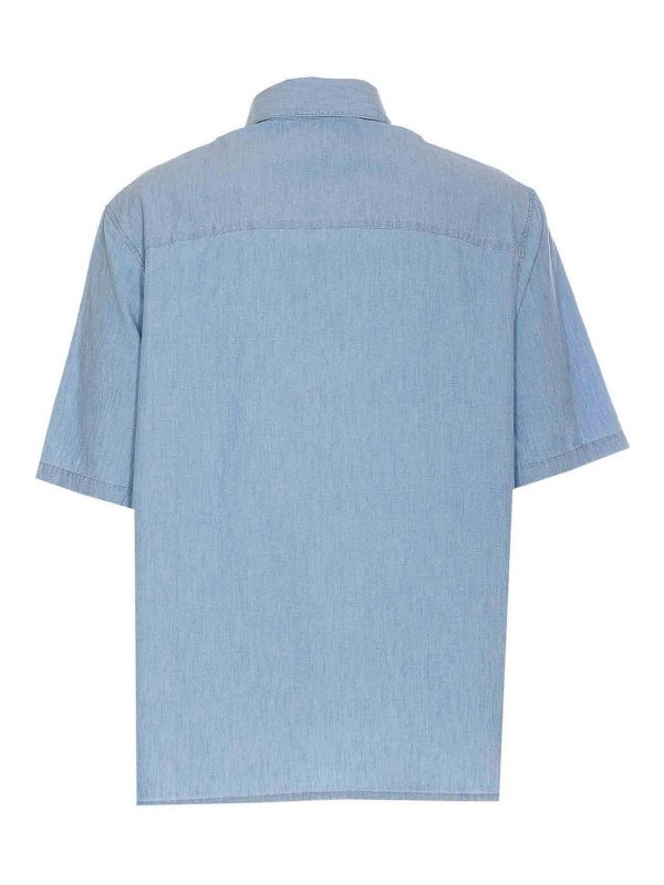 MAISON KITSUNÉ: シャツ online - シャツ - ブルー