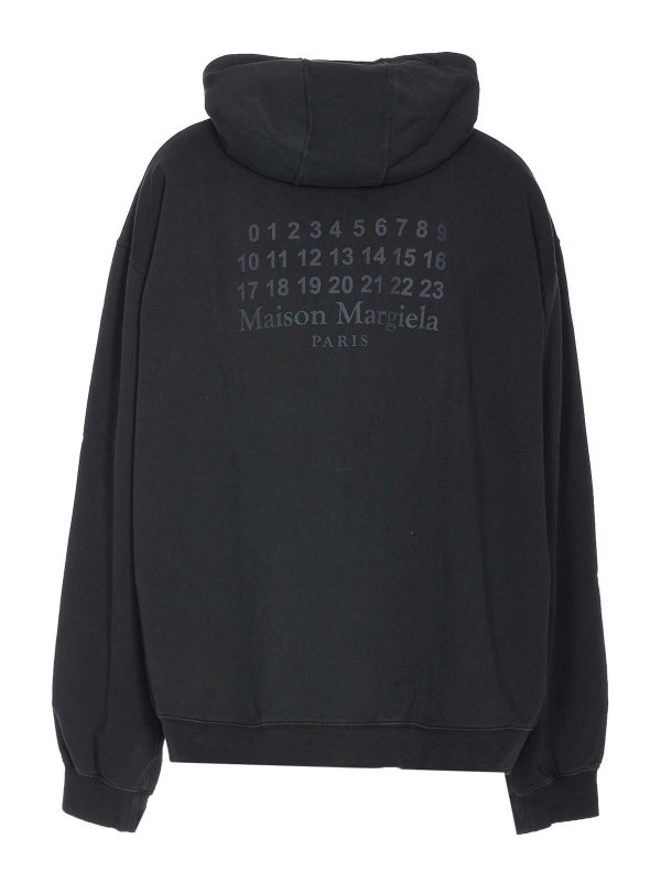 パーカー・フーディ MAISON MARGIELA Men Hoodies S50HG0049 M25017969 Grey Maison Margiela Zip Hoodie - Grey - Men | S50HG0049M25017969