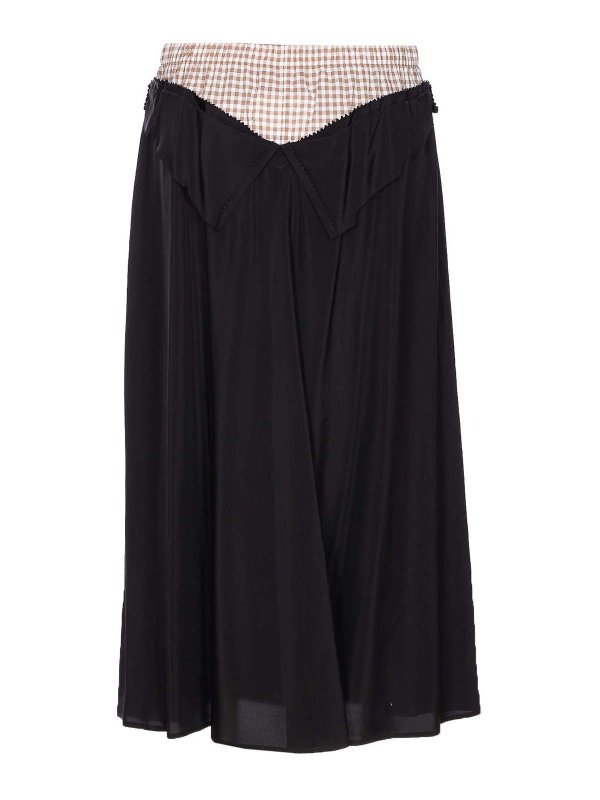 Maison Margiela: Jupes midi et au genou online - Jupe Midi - Noir