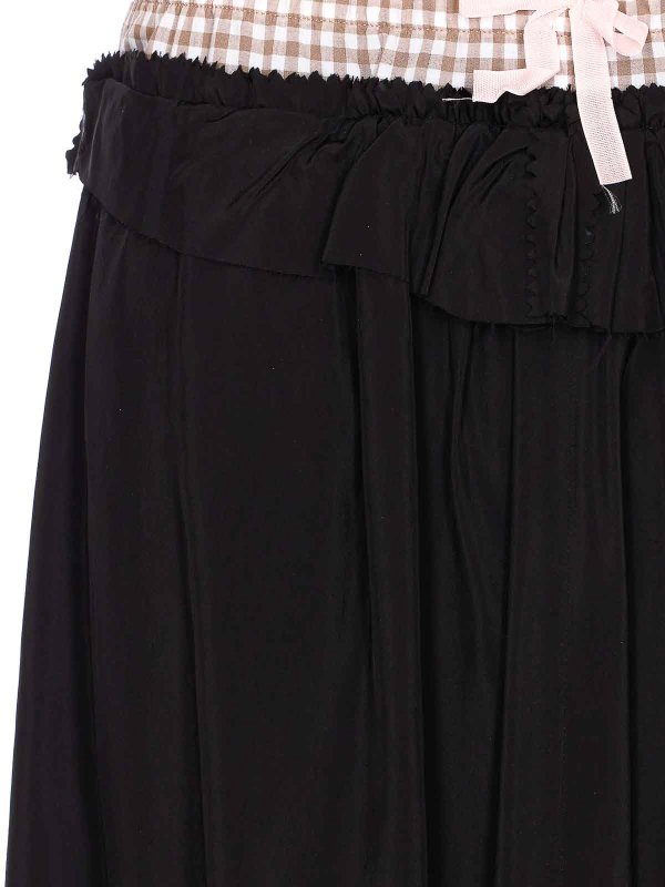 Maison Margiela Midi Skirt - Black - Women | S51ME0034S76632900
