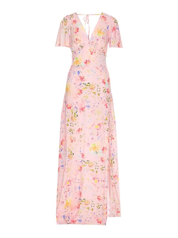 MAR DE MARGARITAS: ニーレングスドレス - 膝丈ドレス - ヌードカラー