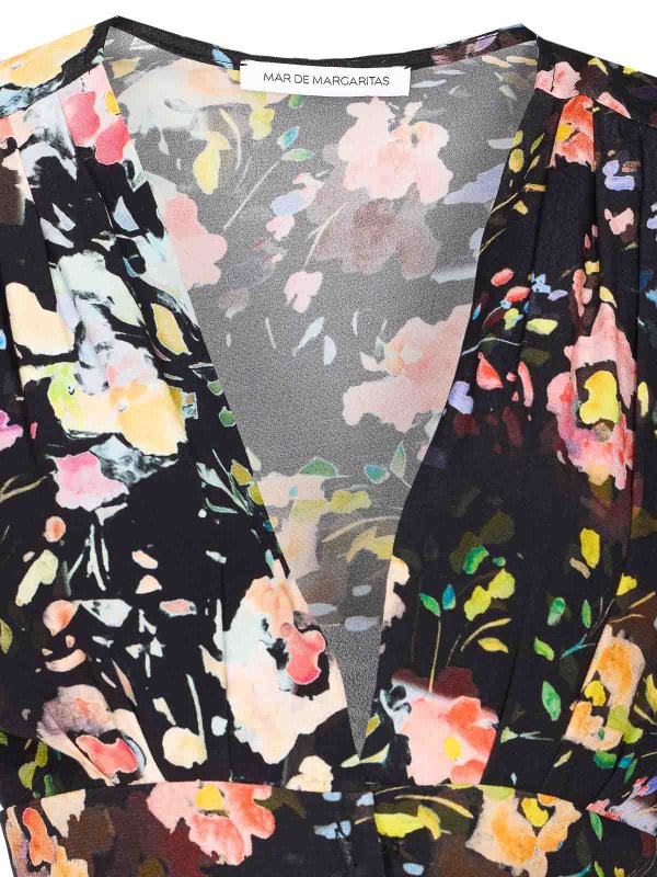 Knielanges Kleid - Bunt shop online: MAR DE MARGARITAS