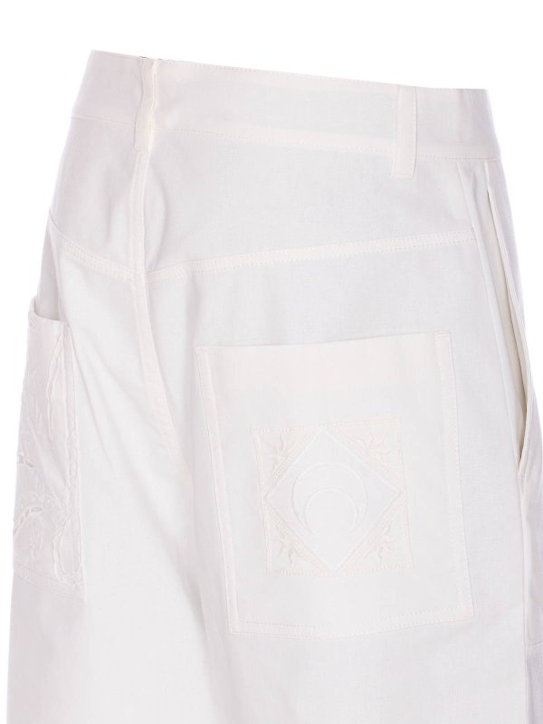 The Best Shops MARINE SERRE: Shorts - Short - Blanc