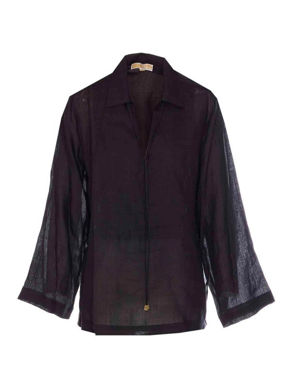 Michael Michael Kors: camicie - Camicia nera