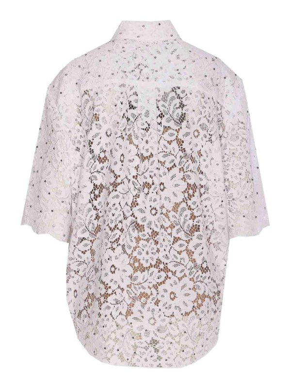 Michael Michael Kors: shirts online - White Shirt With Frontal Buttons Closure