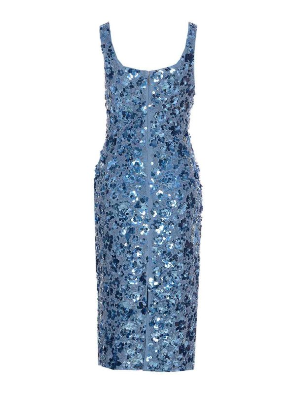 Michael Michael Kors: Knielange Kleider online - Knielanges Kleid - Blau