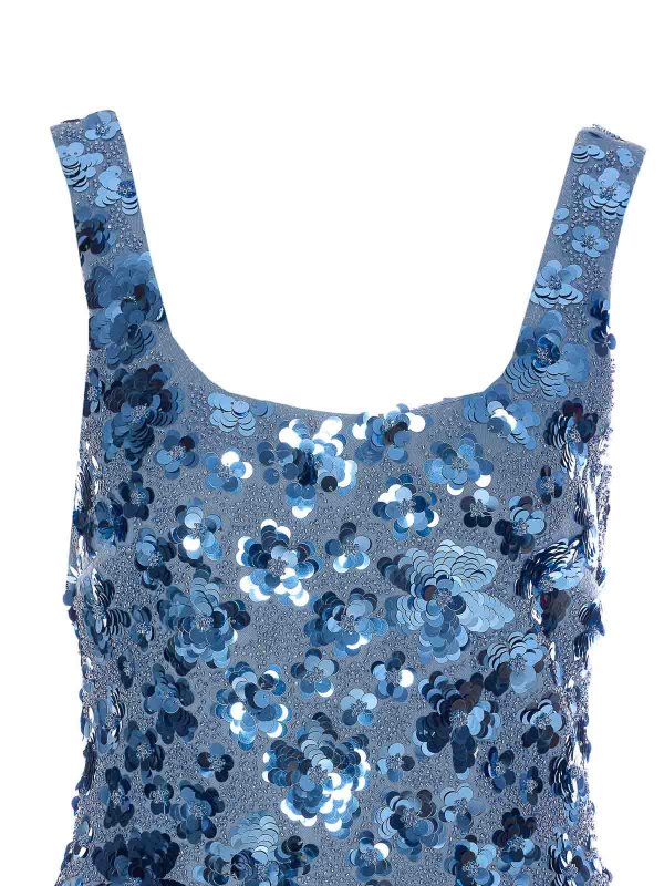 Knielanges Kleid - Blau shop online: Michael Michael Kors