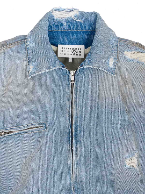 Giacca di jeans shop online: MM6 MAISON MARGIELA